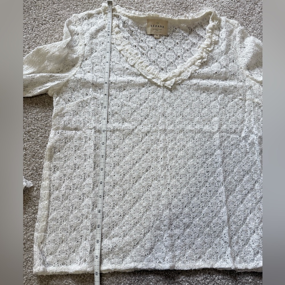 Sezane lace Leonora Blouse - Picture 10 of 10